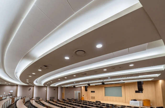 Melamine Foam - broadband ceiling absorption