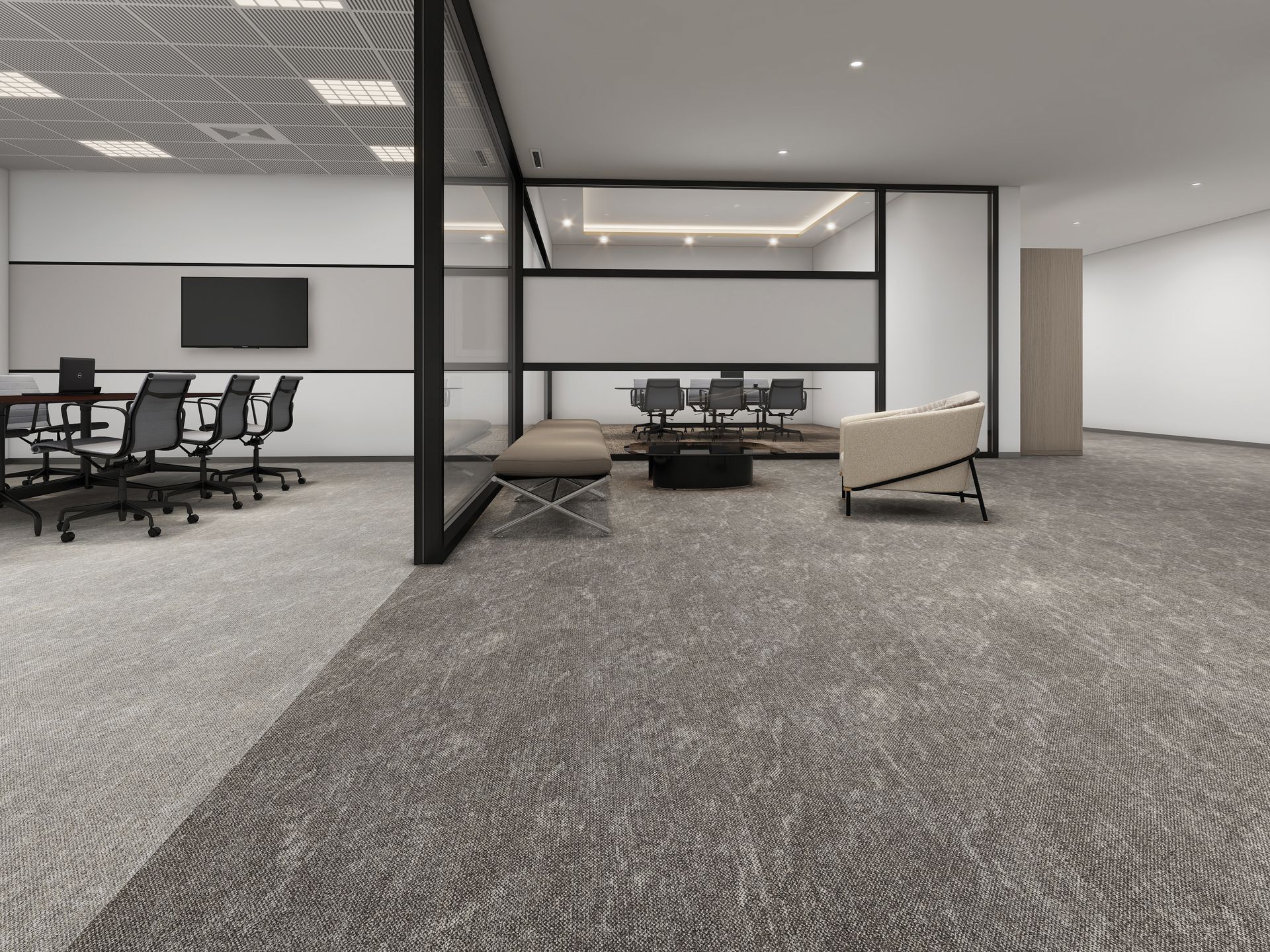 SURF 카펫타일 멀티컬러 시공사례